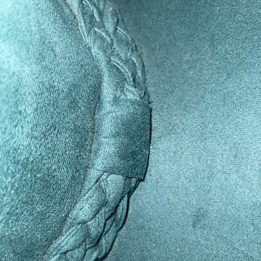 Western Teal Hat with Braided Band - Picture 6 of 8